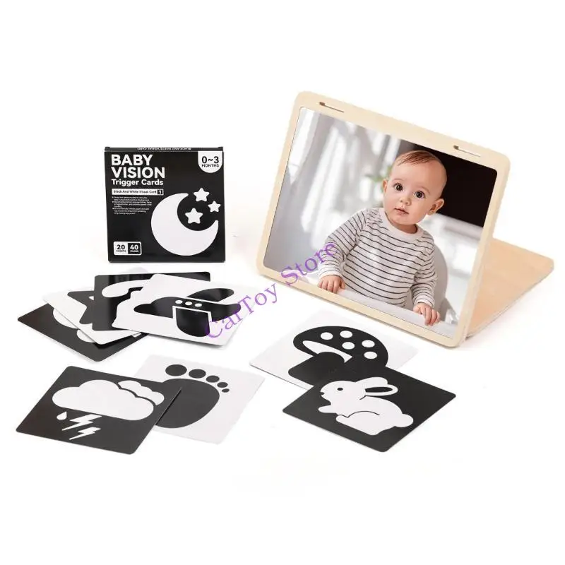 ของเล่นพัฒนาการรับรู้ของทารก Oaken แก้วยืดหยุ่นได้พร้อมสร้างขึ้นในที่เก็บข้อมูลการ์ดเพื่อการเรียนรู้ทางภาพ