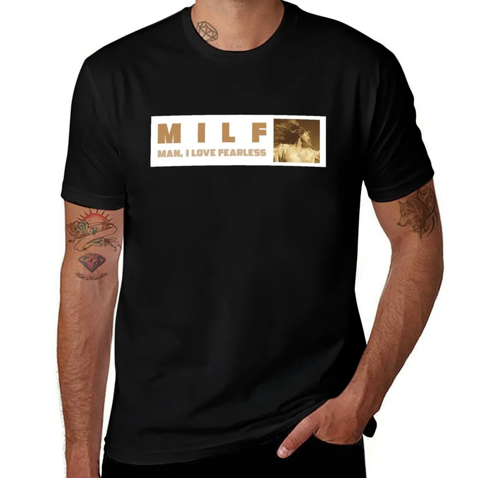 T-shirt à manches courtes pour homme, style athlétique, Dry Fit, I love fearless