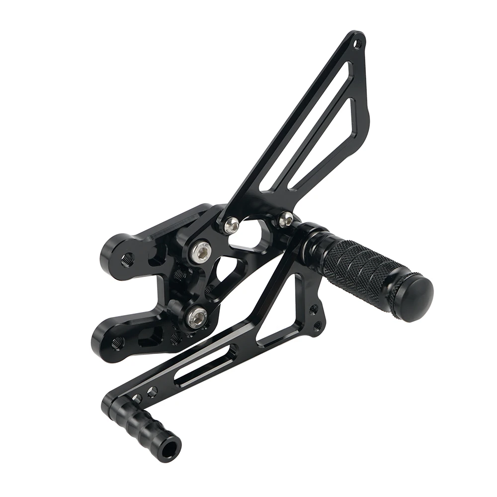 Motorcycle Adjustable Footrests Rearsets for Suzuki GSX-R1000 K7 K8 2007 2008 GSX-R1000 GSXR1000 Rearsets Footpegs Shift Rod