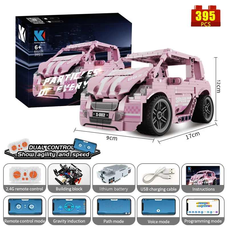 Keeyee Wereld K96107 Kaiyu Technische Off-Road Voertuig App Afstandsbediening Moter Power Bouwstenen Bricks Programma Speelgoed Sets moc