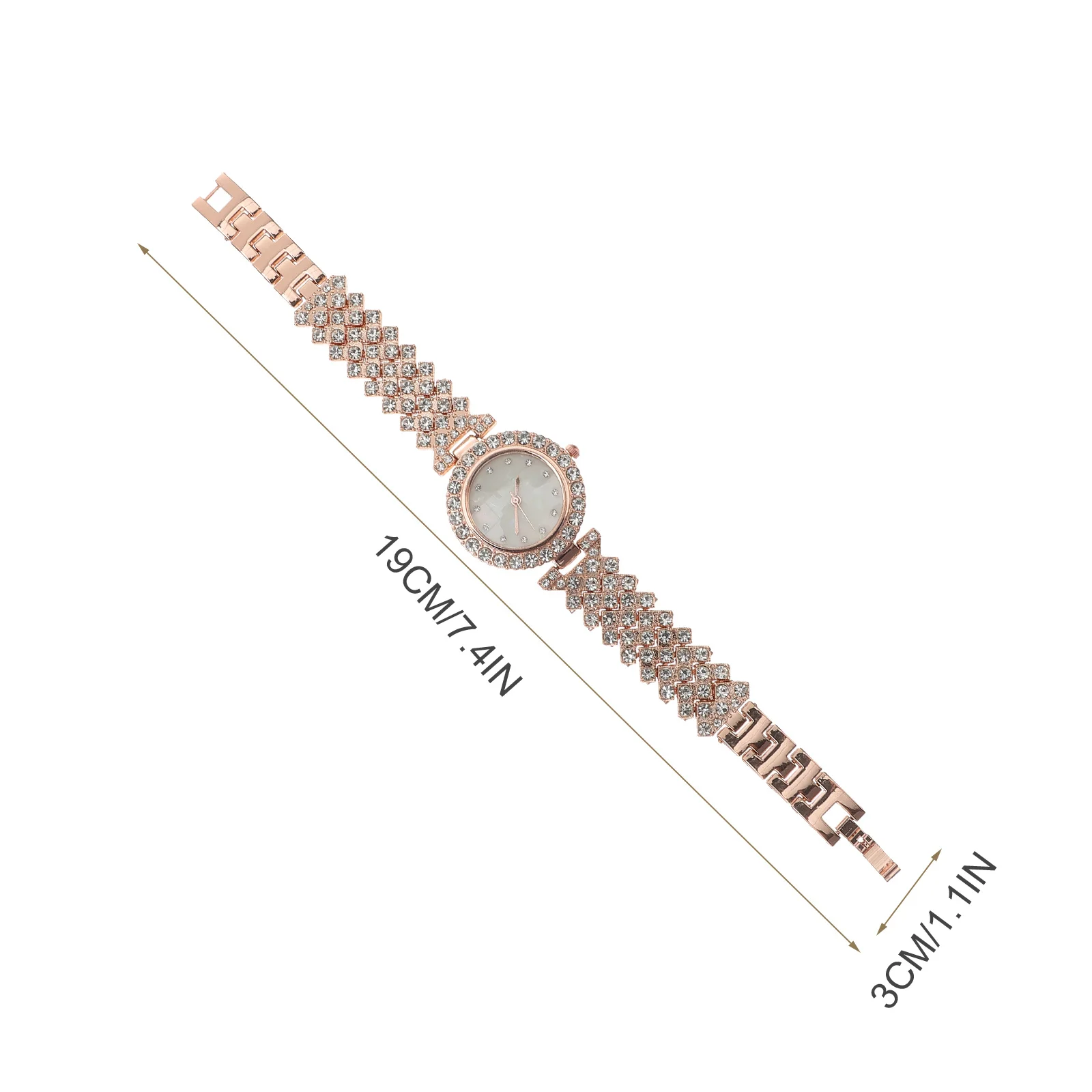 

Стильные часы с бриллиантовым браслетом, женские аксессуары из сплава, износостойкие удобные женские часы для встреч в школе на каждый день