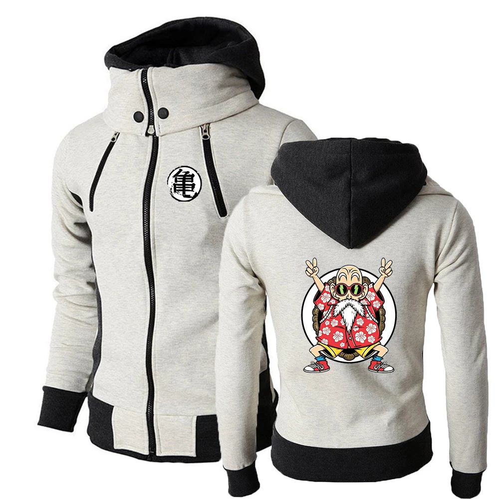 Dragon Ball Anime New high-quality Casual Sports Men's Hooded Sweatshirt Zipper Hooded Coat top-level Sports Hoodies Jacket