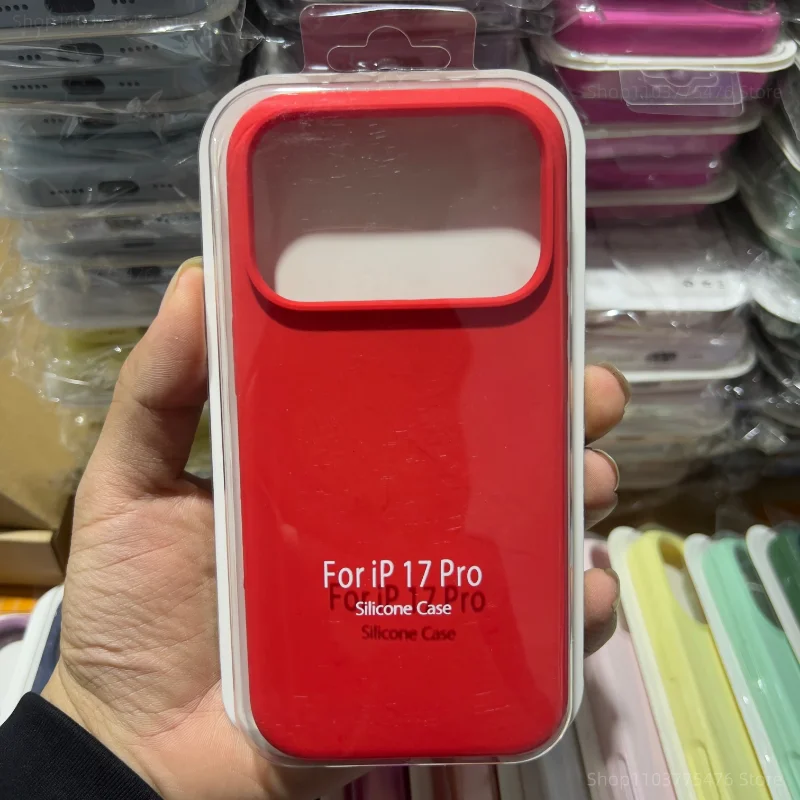 Fashion Original Liquid Silicone Skin Feel Soft Case For IPh