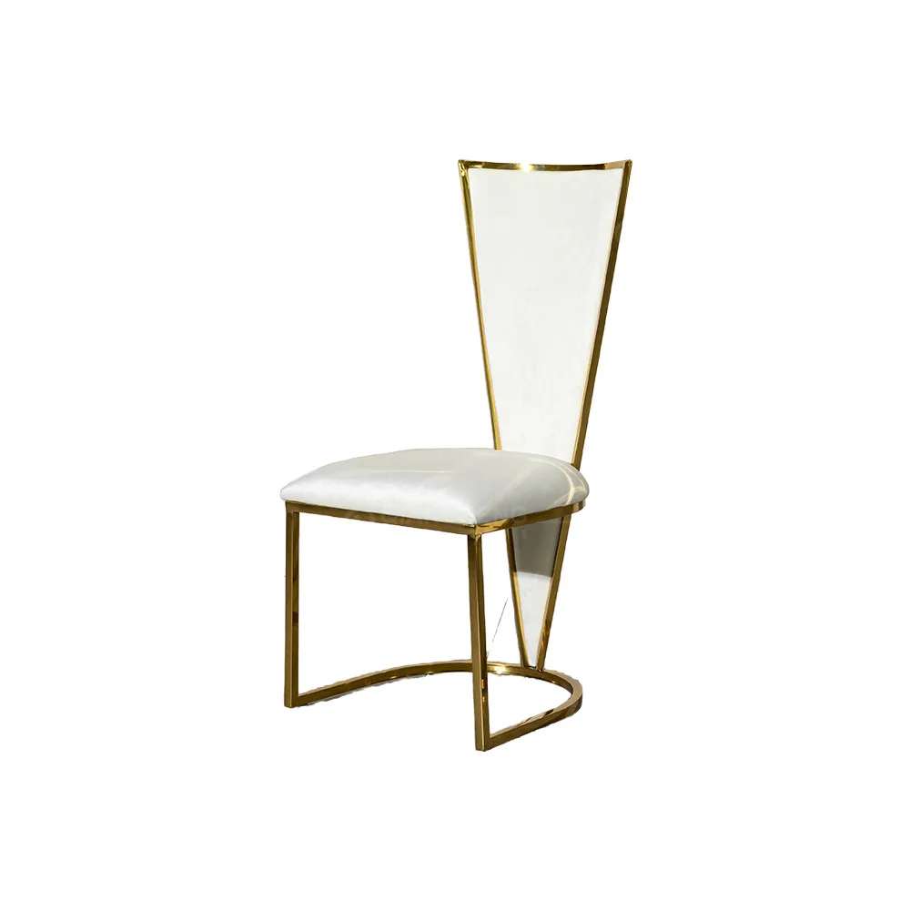 Light luxury dining chair Modern simple home backrest stool
