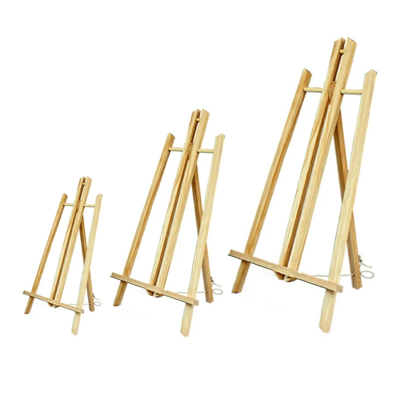 

Natural Beech Table Easel for Artist Painting Sketching Craft Foldable Wooden Stand Frame Display Holder