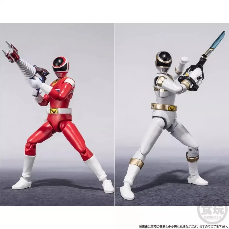 Denji Sentai Megaranger BANDAI SHODO SUPER Active Joint Anime Action Figures Model Kids Toy