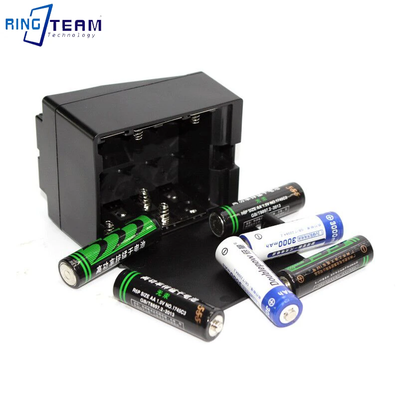 5 قطعة ترقية 12 فولت BB8 BB-8 صندوق بطارية NP-F970 AA صندوق بطارية للتصوير ضوء رصد الشريحة السكك الحديدية العمل ل 8 بطاريات AA