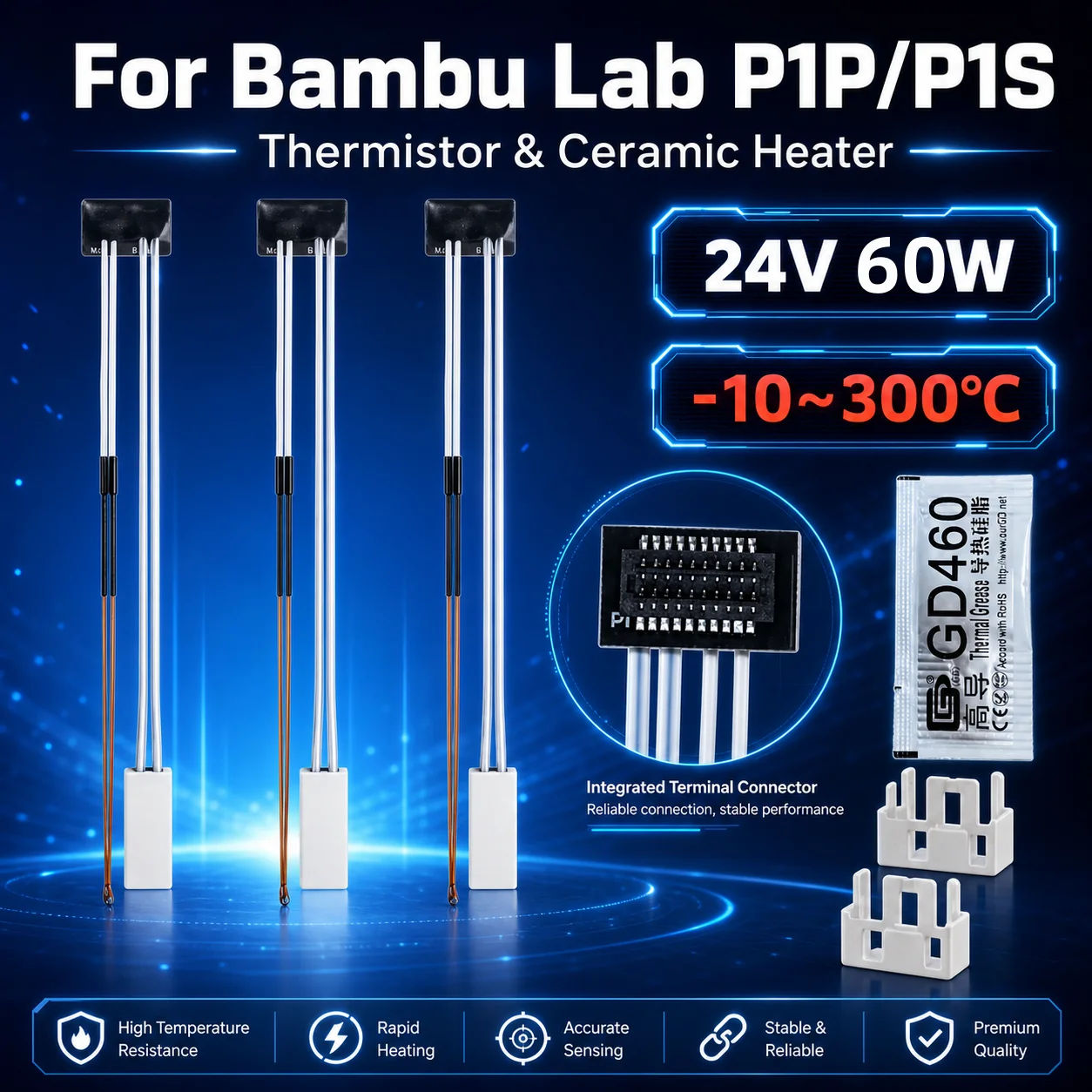 Pemanas Keramik & Termistor Un - Ceramic Heat Emitter ulasan dan harga