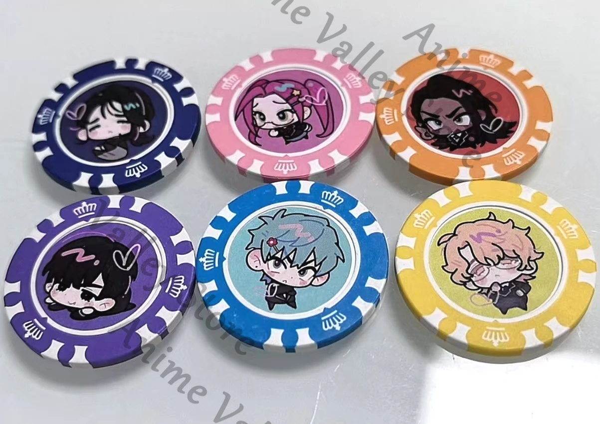 

Anime Alien Stage MiZi Till Ivan Sua Luka Hyuna Cosplay Chip Coins Cartoon Coin Specie plaything Accessories Xmas Gift