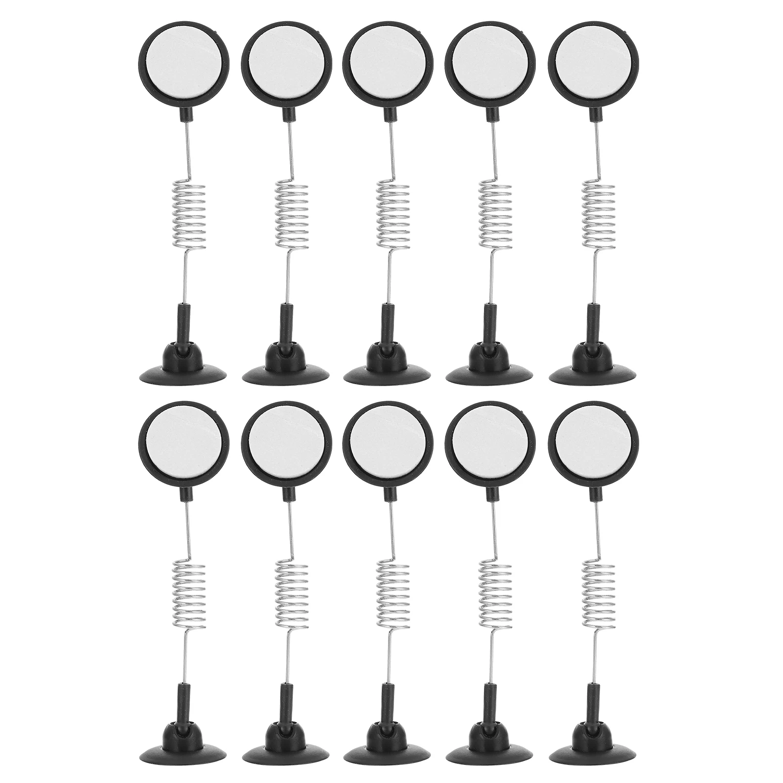 

10 Pcs Plastic Sign Clips Sturdy Advertising Display Price Cards Holder Promotions Label Clamp Simple Structure