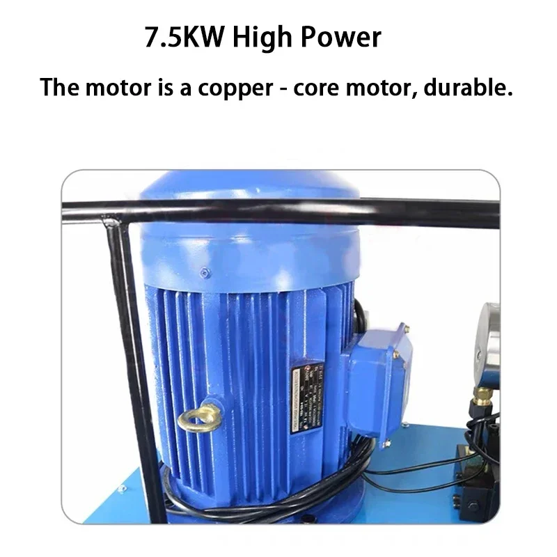 6.2/30L/min Electric Hydraulic Electric Pump Double-circuit Portable High Pressure Oil Pump Station 7500W 70/100MPa 380V