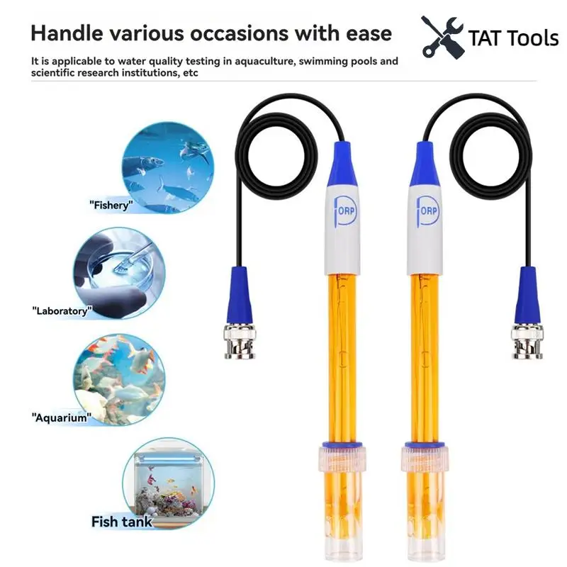 

Replacement ORP Composite Electrode Probe High Precision Sensor For Laboratory Aquarium Hydroponics