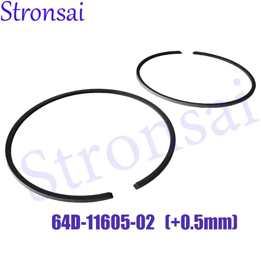 

64D-11605-02 Piston Ring Set（+0.5mm）for Yamaha Outboard Motor 115-200 HP 64D-11605-02-00 Boat Engine Accessories