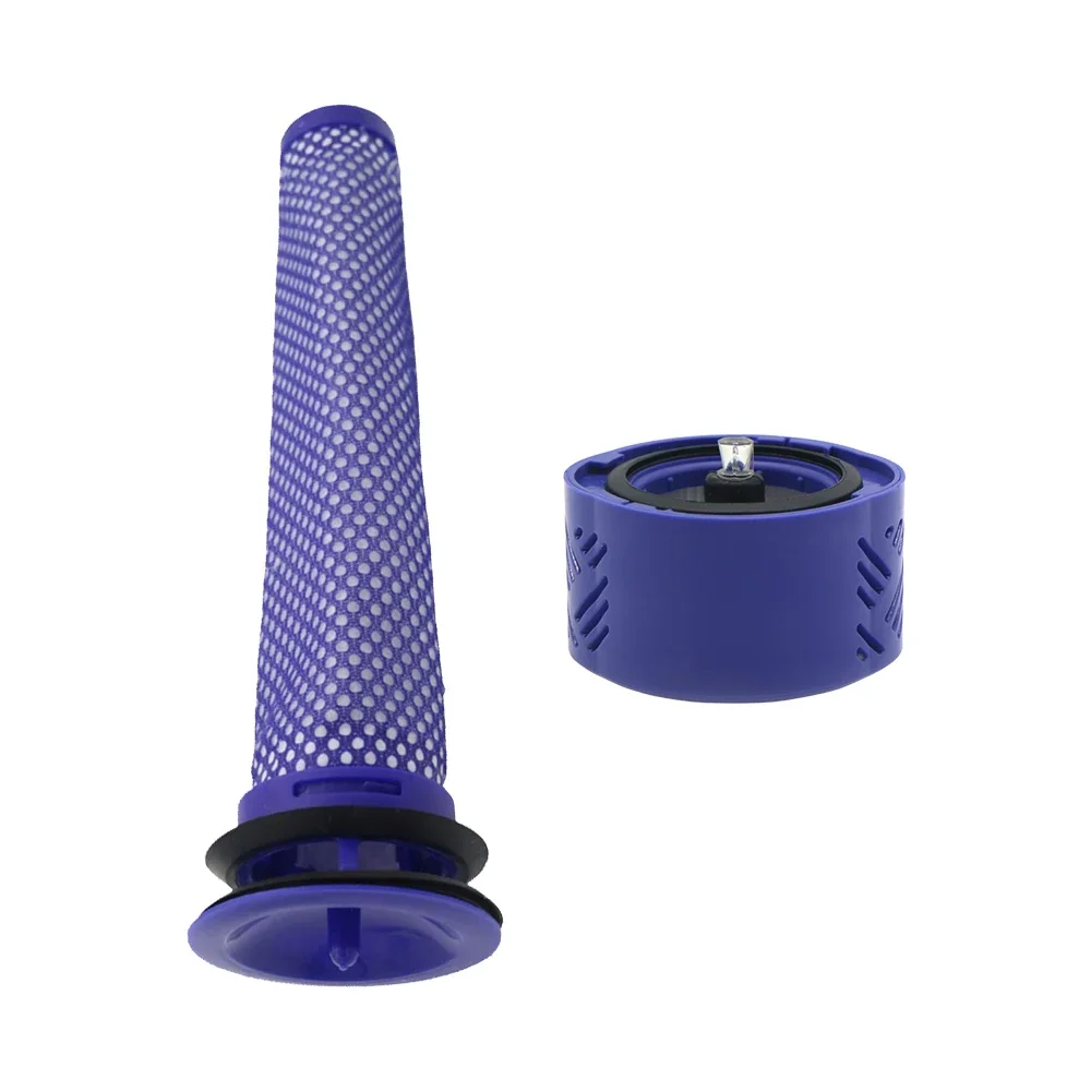 Pra & Pasca-Motor HEPA Filter Kit untuk Dyson V6 DC59 Suku Cadang Vacuum Cleaner # DY-96674101 & DY-96566101