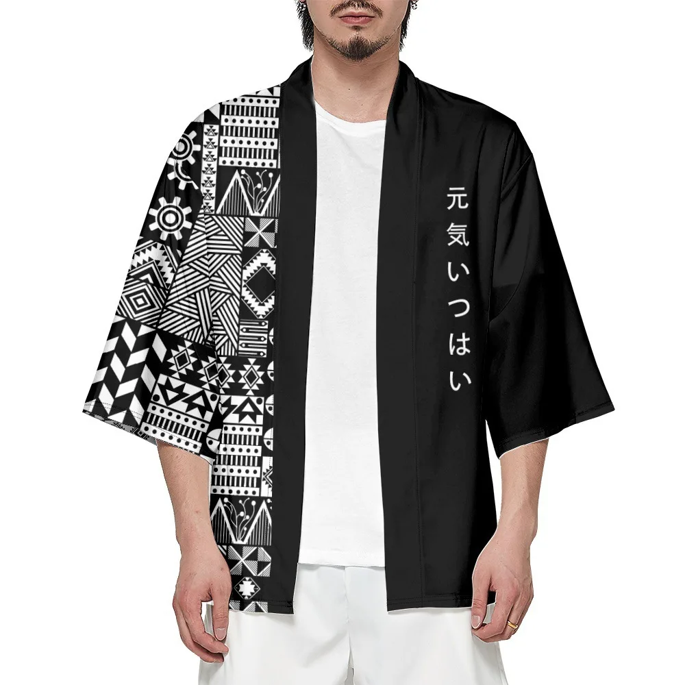 

Spirited Anime Shirt Japanese Traditional Clothing Haori Cosplay Kimono Women Men Asian Streetwear Cardigan Yukata