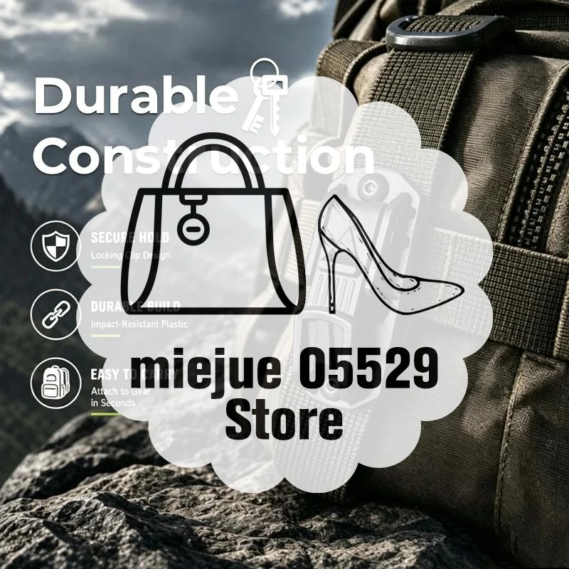 Multifunctional Tactical Keychain Clip Hook Holder For Backpack Outdoor Camping Hiking Rescue Survival Backpack Belt Buckle