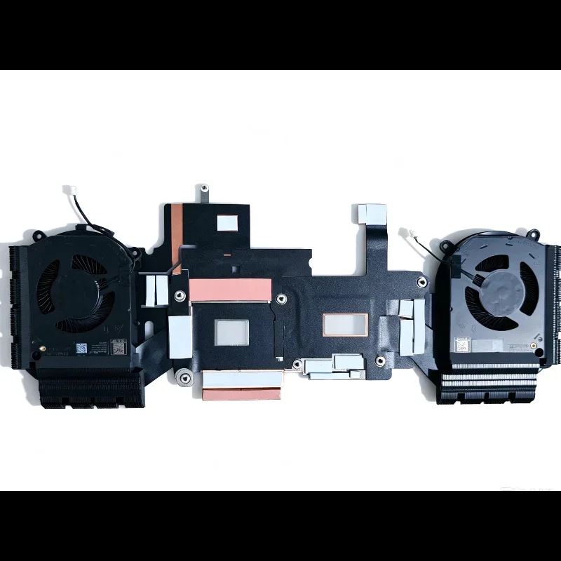 SS New Laptop CPU+GPU Radiator with fan set for Dell Alien cooling module heat sink 0PPJGM fan