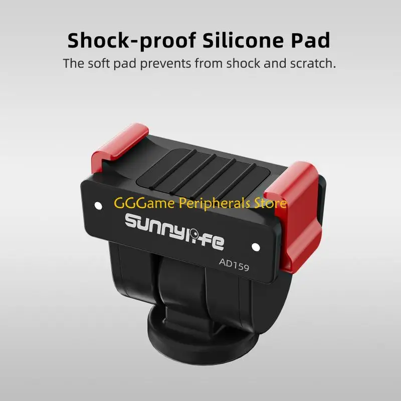 U55B Quick Disconnects Brackets for Pocket 4/3 Cameras Quick Release Adapter With 1/4Inch Tripods Thread Hole For Stable Shoo