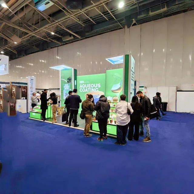 20x20 Modular Hybrid Type Exhibit Booth With 3 Tier Trade Show Display Table Exhibition Booth Design for Pack Expo