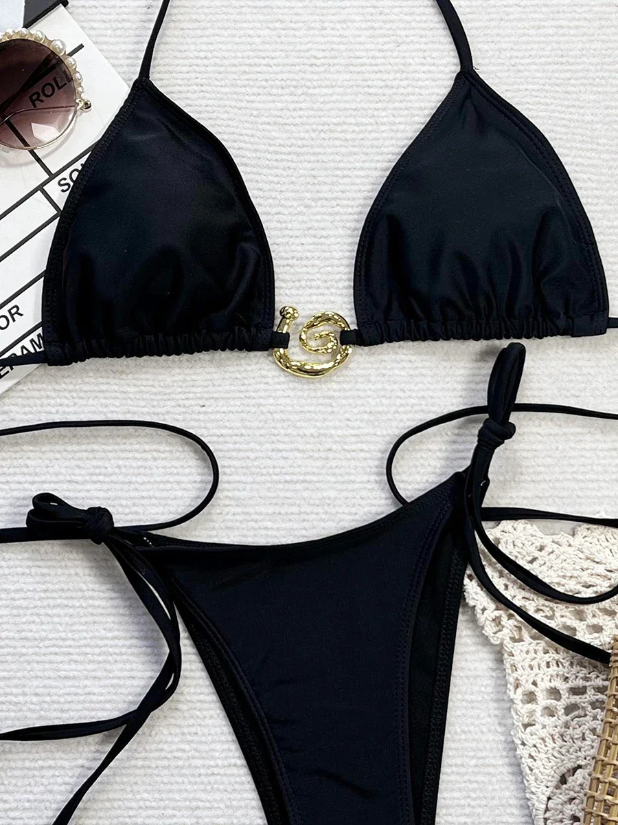 Micro Bikinis 2025 Sexy Women Swimsuits Female Micro Swimwear Bikini Set Bathing Suit Swimming Suits Beachwear Brazilian Biquini