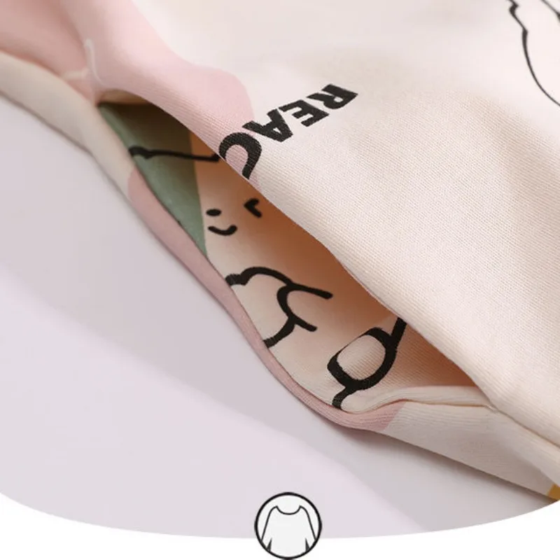 Pure Cotton Long Sleeve Nightdress Women's Spring Autumn Loose Sleepshirts Ladies Large Size Mid-length Over-the-knee Nightgowns