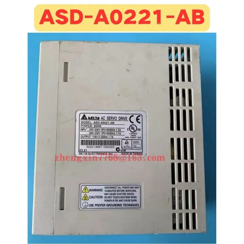 Used Servo Drive ASD-A0221-AB ASD A0221 AB Normal Function Tested OK