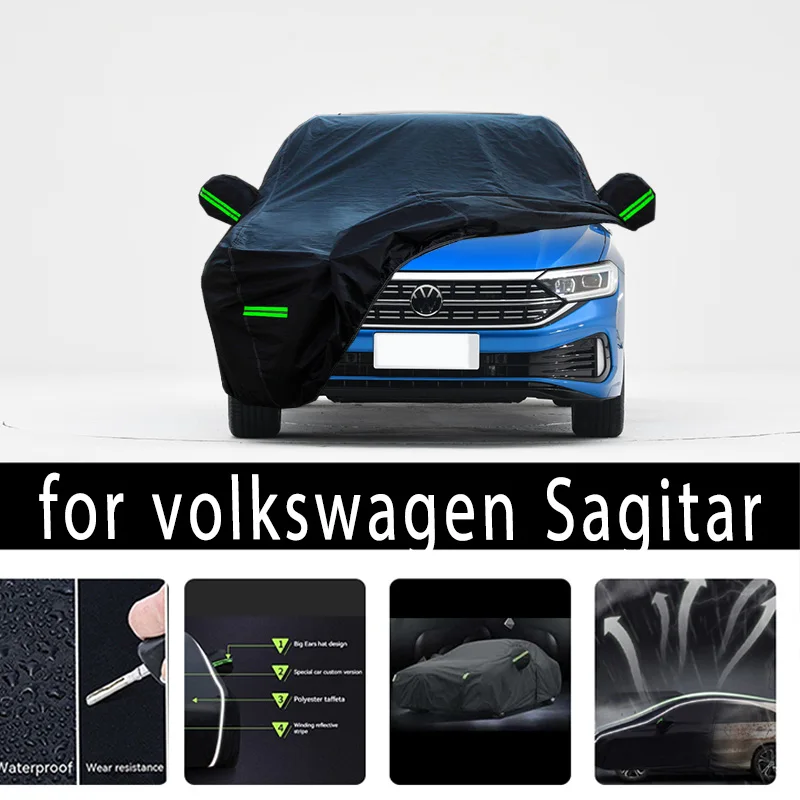 

For Volkswagen Sagitar Protection Full Car Covers Snow Cover Sunshade Waterproof Dustproof Exterior Car accessories