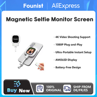 Founist Vlogmate Mini Magnetic Selfie Monitor Screen AMOLED Screen Support Lightning and USB for iPhone