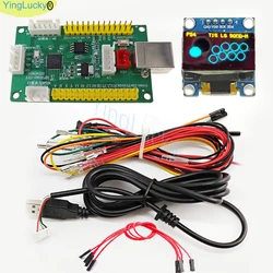Codificador de placa USB Raspberry Pi Pico Zero Delay, PC, Ps4, juego de interruptor de ranura, Joystick Arcade, controlador Hitbox, Cable Oled, bricolaje