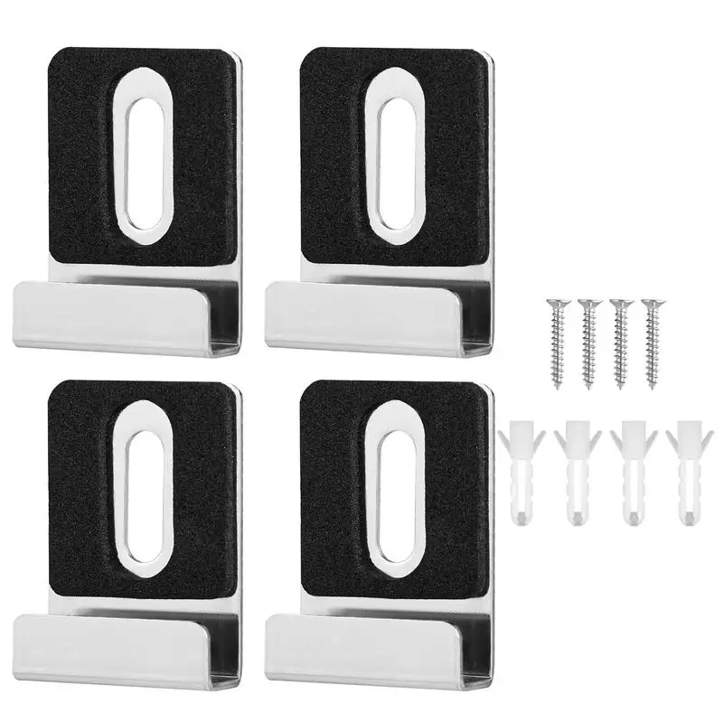 Mirrow Holder Clips Stainless Steel Multipurpose Mirrow Clips User Friendly Mirrow Holder For Bathrooms Garages Basements