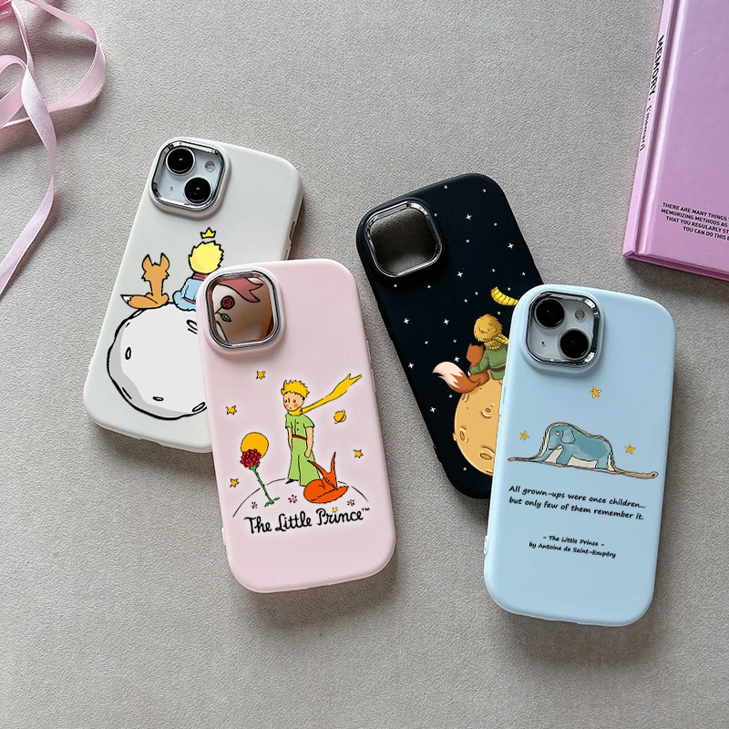 The Little Prince Phone Case For iPhone 15 14 13 12 11 Pro Max X XR XSMAX SE 8 7 Plus Shockproof Soft Silicone Cover