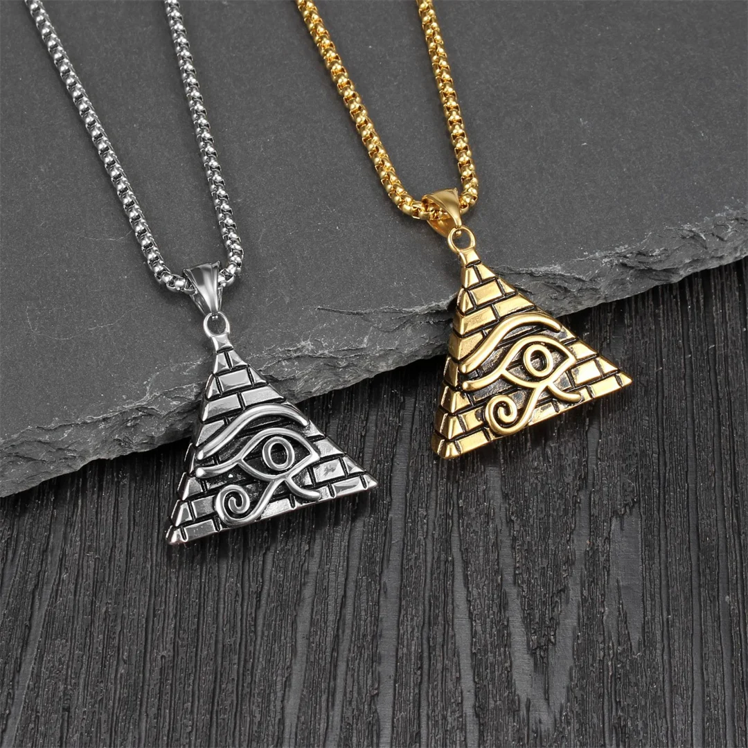 Colgante de Pirámide con Ojo d - Men Fashion Egypt reseña y precio