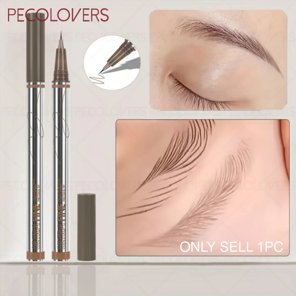 1PC Ultra-fine Waterproof Eyebrow Pencil, Waterproof and Sweat-proof Without Smudging, Suitable for Beginners, Daily Makeup Tool