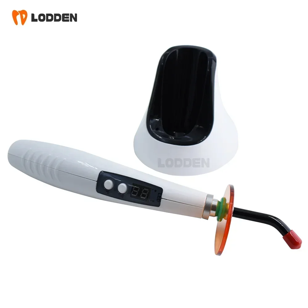 LODDEN Dental Handheld Wireless Curing Light B Style 5S Curing Dentist Cordless LED Lamp Output Intensity 1200w/cm²