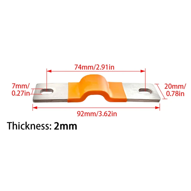 8 шт высококачественные никелированные медные шины для солнечной энергии и аккумулятора глубокого цикла
