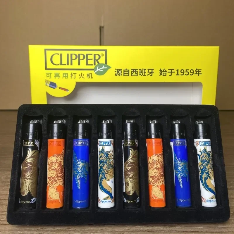 Spanish Clipper Lighter Grinding Wheel Lighter Mini Igniter Inflatable Lighters Smoking Personalized Lighter Collection Gifts