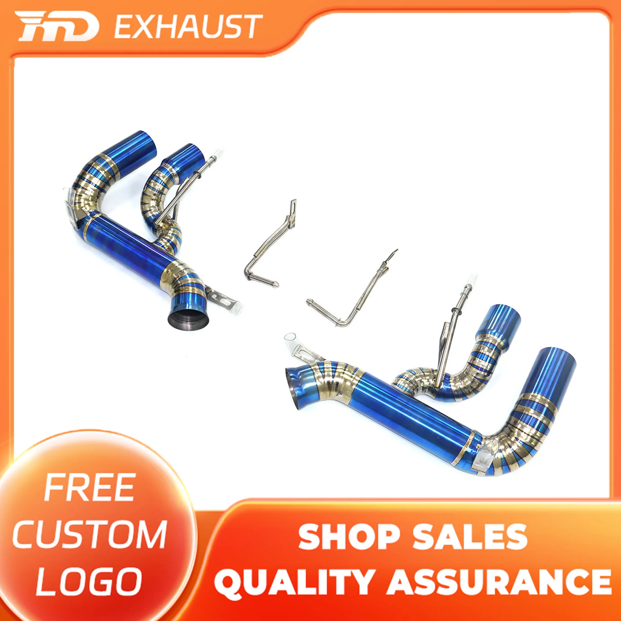 

HMD Exclusive Customization For Ferrari GTC4Lusso V12 6.2L Titanium Alloy Exhaust Simple Catback Without Valve WIth Valve