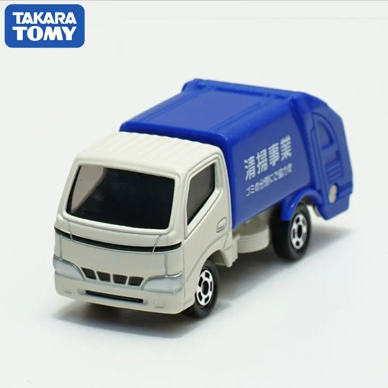 TOMY Tomica Diecast Alloy Garbage Truck Toy Model 45 Toyota Cleaner Car 741374 for Boys