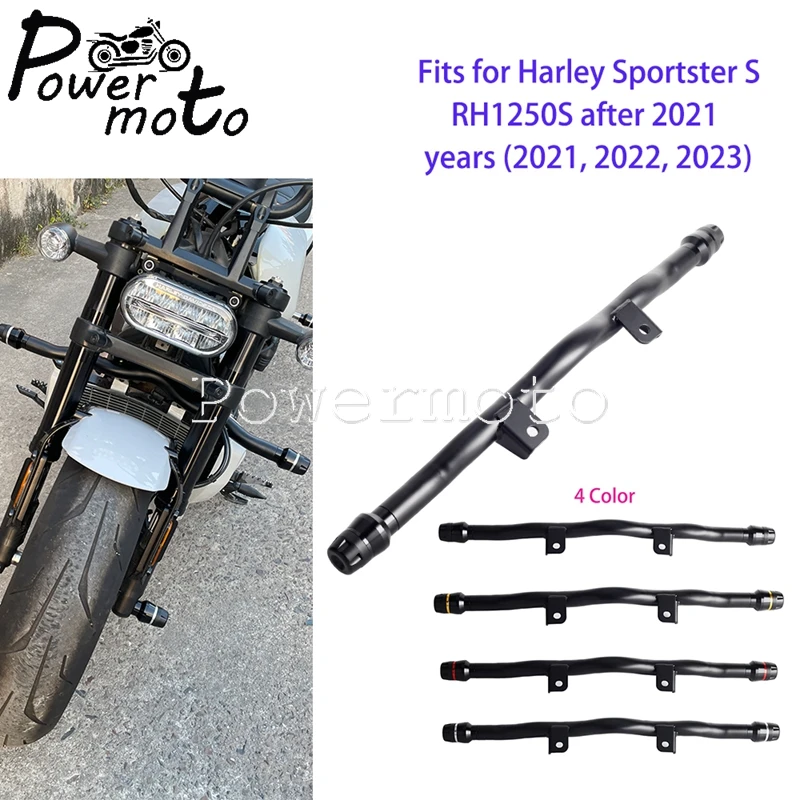 Motorcycle RH1250S Highway Peg Crash Bar Kit Flat-Out Bar Engine Guard Bumper Bars  For Harley Sportster S RH1250S 2021- 2023