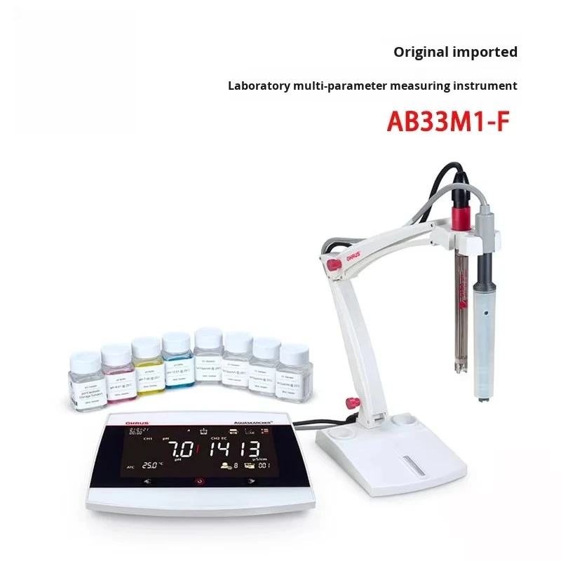 OHAUS AQUASEARCHER AB33M1-F Multi-Parameter Benchtop Meter for PH/ORP/Conductivity/TDS/Salinity/Resistivity