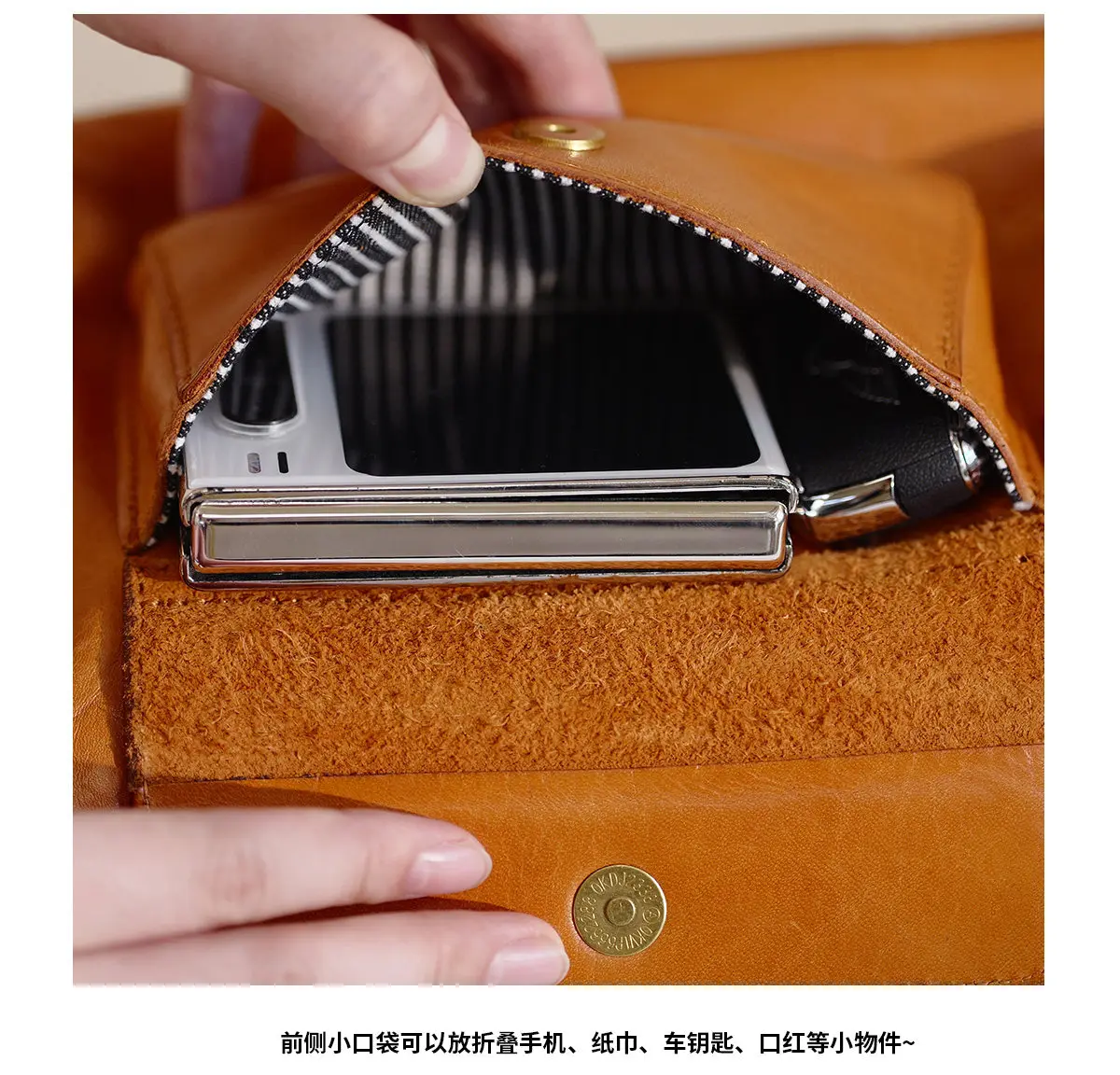 Modische Vintage-Designer-Handtasche aus echtem Leder für Damen, mit mehreren Fächern, als Schultertasche oder Umhängetasche für Wochenendeinsätze und Partys, luxuriöse Kuhledertasche. – Detail 22