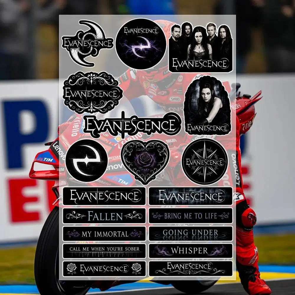 E-Evanescence Japanese Motorcycle Sticker Suitable for Motorcycle Body Reflective Car Sticker Helmet Decal