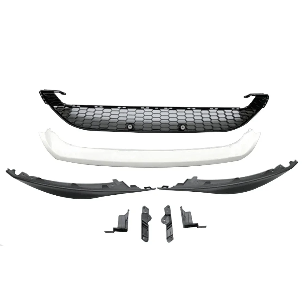 Front Bumper Lip Body Kit Spoiler Wing White/Orange/Glossy Black For Ford Focus 2015 2016 2017 2018