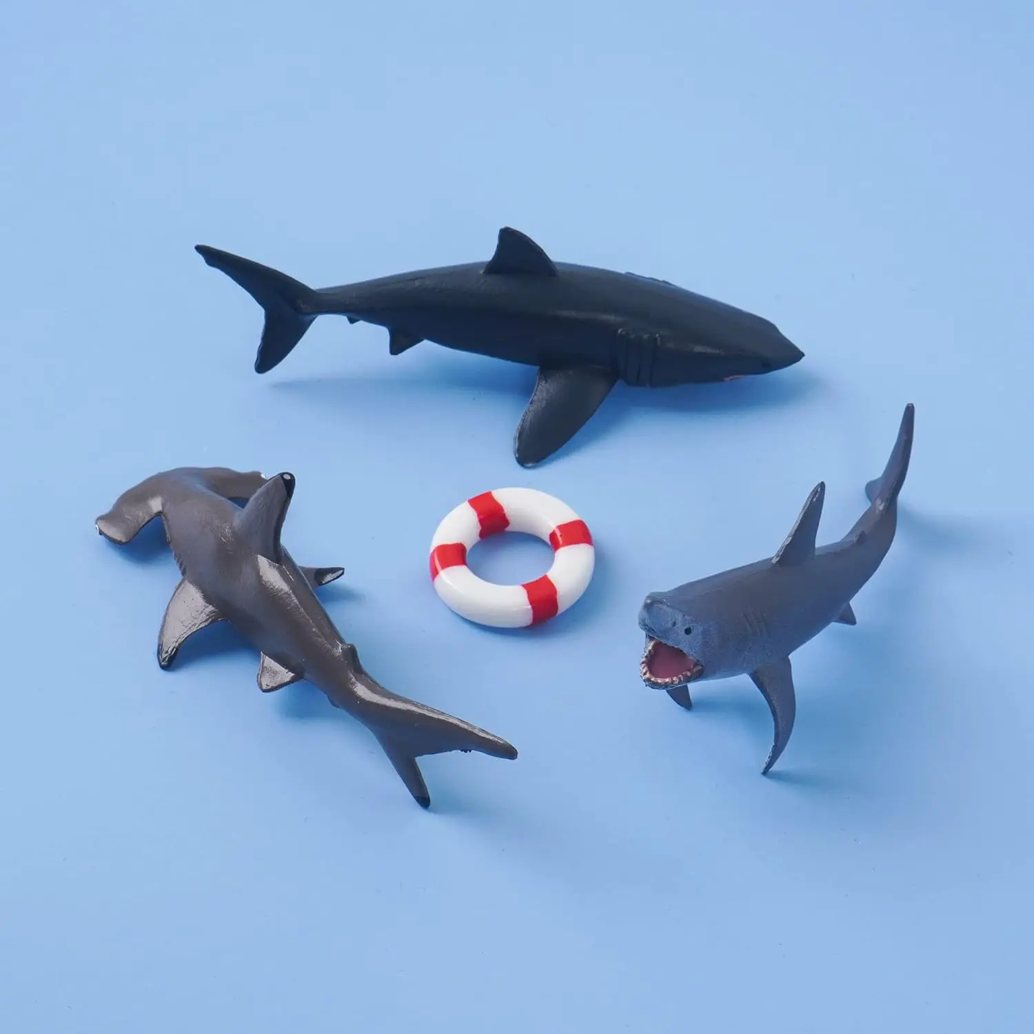 18er-Pack Hai-Kuchenaufsätze für die Angriffs-Meeresbewohner, Dekor, Ozean-Thema, Cupcake-Picks für Geburtstagsparty, Gastgeschenke, Zubehör – Detail 15