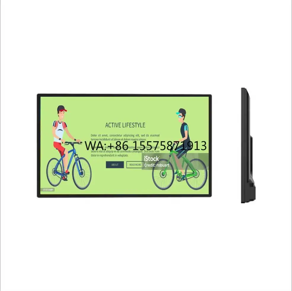 

15.6/16/18.5/21.5/24/27/32 Inch LCD Restaurant Menu Display Motorized Menu Boards Digital Signage Menu Board