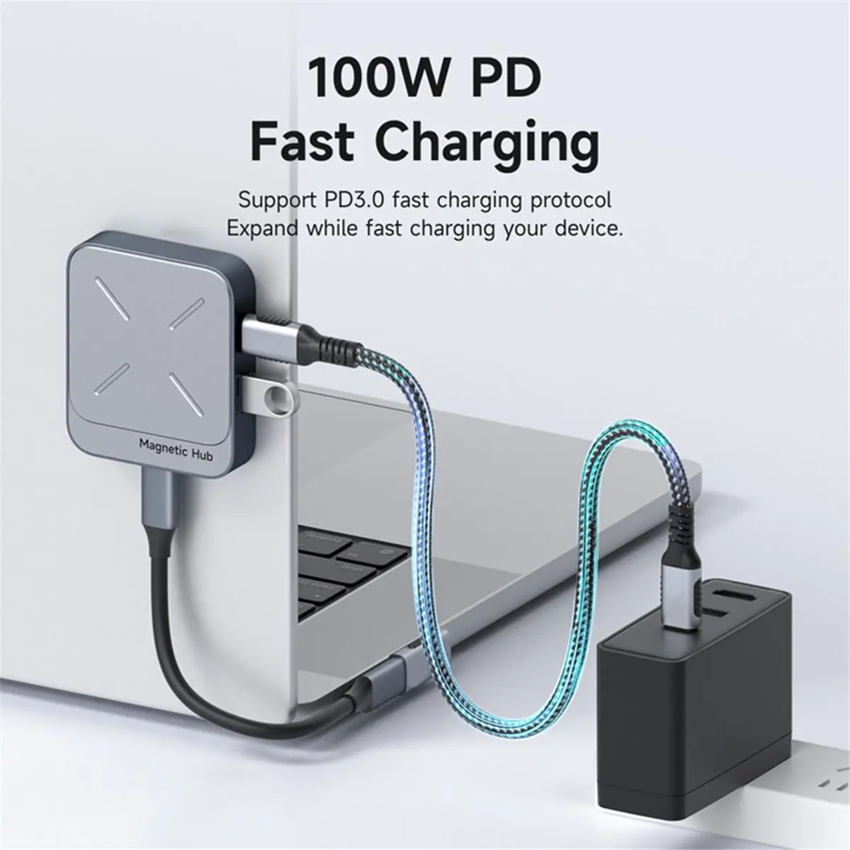 NEW FACTORY~Magnetic Card Reader SD4.0 312MB/S USB-C to SD MicroSD TF Memory Card Magnet HUB UHS-II for Laptop Phone
