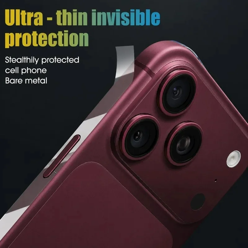 1/3/5sets Flexible Frame Hydrogel Films for IPhone 18 Pro Max Frame Protection Films HD Clear Anti-scratch for IPhone 18 ProMax