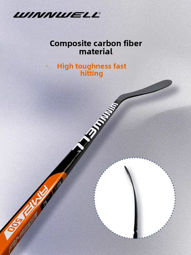 

[2-Pack] TWITCH yellow black Ice Hockey Sticks 【No warranty】 Carbon Fiber Ice Hockey Sticks P92 2pcs