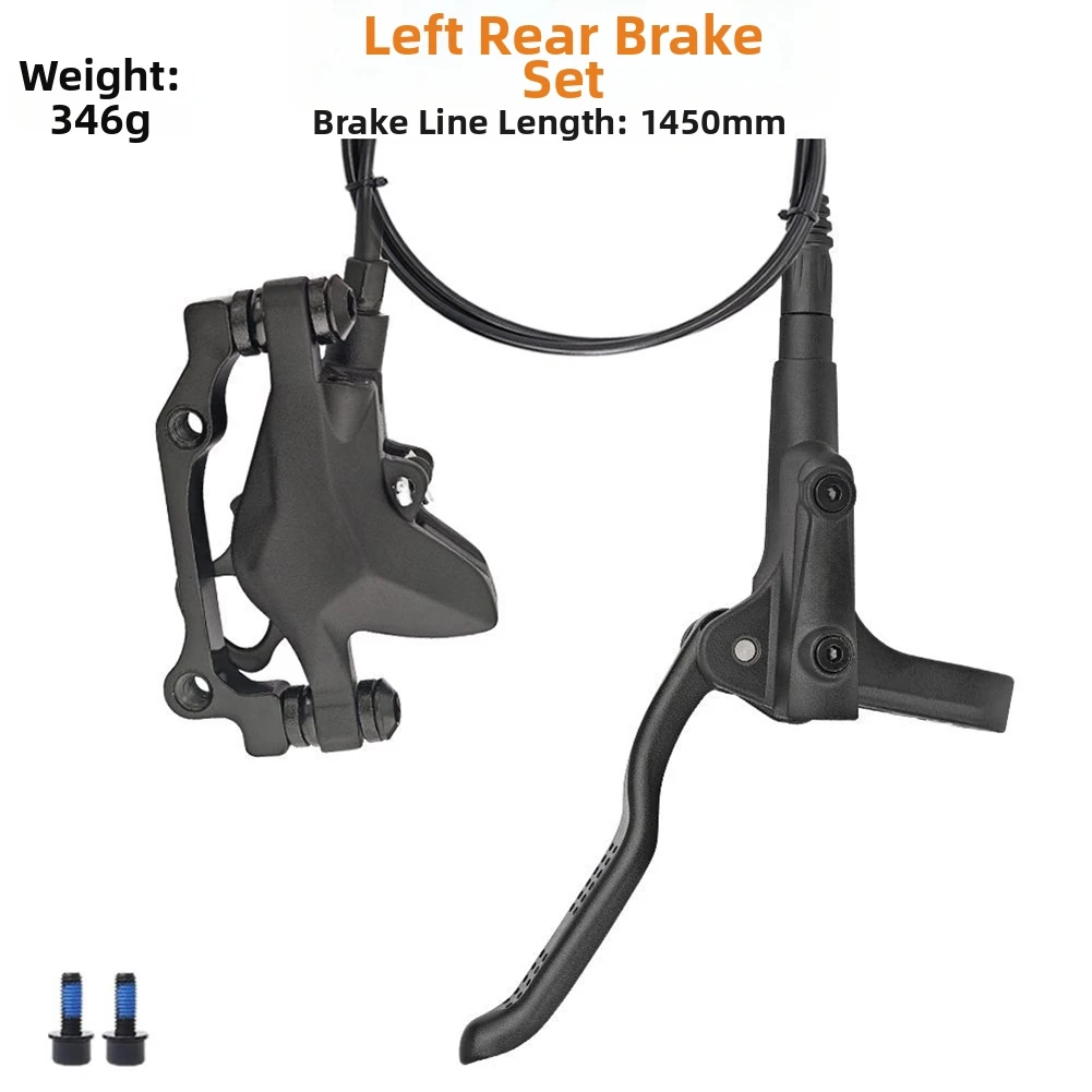 

Hydraulic Disc Brakes with Double Piston Design for Mountain Bikes Front and Rear Featuring Aluminum Alloy Forged Brake Lever
