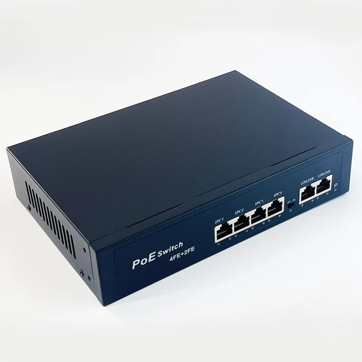 6 منافذ PoE Switch 10/100Mbps Active POE Network Switch 60W لكاميرا IP، NVR، المراقبة، CCTV، كاميرا POE